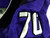 2019-24 Texas Christian TCU Frogs #70 Game Used Purple Jersey Football NP R 48 2