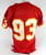 1996 Kansas City Chiefs #93 Game Issued Red Jersey Name Plate Removed 44 620