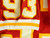 1996 Kansas City Chiefs #93 Game Issued Red Jersey Name Plate Removed 44 620