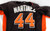 Miami Marlins Martinez #44 Game Used Black Jersey ST BP 48 211