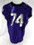 2019-24 Texas Christian TCU Frogs #74 Game Used Purple Jersey Football NP R 48 6