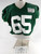 2025 New York Jets Xavier Newman-Johnson #65 Game Used Green Practice Jersey 3