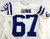2014 Indianapolis Colts Harold Gunn #67 Game Issued Pos Used White Jersey 50 6