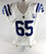 2018 Indianapolis Colts Tyreek Burwell #65 Game Issued P Used White Jersey 35 P5