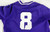 2023 Texas Christian TCU Horned Frogs #8 Game Used Purple Jersey Baseball L 514