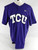 2021 Texas Christian TCU Horned Frogs #52 Game Used Purple Jersey Baseball XL 5