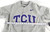 2017 Texas Christian TCU Horned Frogs Blank Game Issued Grey Jersey Baseball 7