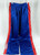 2001-04 Detroit Pistons #14 Game Used Blue Basketball Warm Up Pants XL 99
