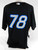 2007-10 Toronto Blue Jays #78 Game Used Black Jersey ST BP 52 697