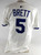 2025 Kansas City Royals George Brett #5 Game Issued White Jersey 46 751