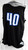 2013-14 Orlando Magic #40 Game Used Black Practice Jersey 4XL DP89408