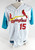 2013 Springfield Cardinals Xavier Scruggs #15 Game Used White Jersey Musial P 0
