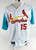 2013 Springfield Cardinals Xavier Scruggs #15 Game Used White Jersey Musial P 0