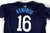 2025 Kansas City Royals Hunter Renfroe #16 Game Issued Navy Jersey City Connect3