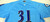 2016 Clearwater Threshers #31 Game Issued Blue Jersey Prostate Cancer Night 46 4
