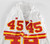 1994 Kansas City Chiefs #45 Game Issued White Jersey 75th Anniversary Patch 42 1