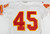 1994 Kansas City Chiefs #45 Game Issued White Jersey 75th Anniversary Patch 42 1