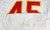 1994 Kansas City Chiefs #45 Game Issued White Jersey 75th Anniversary Patch 42 1