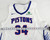 2024-25 Detroit Pistons Bobi Klintman #34 Game Issued Pos Used White Jersey SL 2