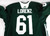 2024 Minnesota Wild Reiger Lorenz #61 Game Issued Used Green Practice Jersey DC