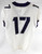 Texas Christian TCU Frogs #17 Game Issued White Jersey Football NP R 44 614