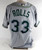 2001-03 Tampa Bay Devil Rays Damian Rolls #33 Game Issued Grey Jersey 48 499