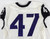 2014 Texas Christian TCU Frogs #47 Game Used White Jersey Football NP R 44 623