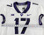 Texas Christian TCU Frogs #17 Game Used White Jersey Football NP R 44 636