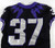 2019-24 Texas Christian TCU Frogs #37 Game Used Black Jersey Football NP R 42 54