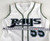 2001-04 Tampa Bay Devil Rays Glenn Ezell #55 Game Used White Jersey  508