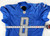 2019 Detroit Lions Joe Callahan #8 Game Used Blue Practice Jersey  195
