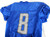 2019 Detroit Lions Joe Callahan #8 Game Used Blue Practice Jersey  195