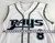 2004 Tampa Bay Devil Rays Jason Romano #8 Game Used White Jersey  506