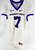 Texas Christian TCU Frogs #7 Game Used White Jersey Poinsettia Bowl P NP R M 4