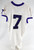 Texas Christian TCU Frogs #7 Game Used White Jersey Poinsettia Bowl P NP R M 4