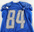 2017 Detroit Lions Hakeem Valles #84 Game Used Blue Practice Jersey 46 194
