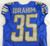 2023 Detroit Lions Mohamed Ibrahim #35 Game Issued Blue Jersey 90th Patch 40 0