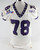 2000 Texas Christian TCU Frogs #78 Game Used White Jersey Alabama Bowl P 50 668
