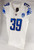 2023 Detroit Lions Jermar Jefferson #39 Game Issued White Jersey 90th Patch 38 5