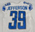 2023 Detroit Lions Jermar Jefferson #39 Game Issued White Jersey 90th Patch 38 5
