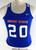 2013 Boise State Broncos #20 Game Used Blue Jersey Beach Volleyball M 898