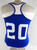2013 Boise State Broncos #20 Game Used Blue Jersey Beach Volleyball M 898