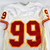 1998 Kansas City Chiefs #99 Game Issued White Jersey 46 982