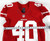 2013 San Francisco 49ers Steve Beauharnais #40 Game Issued Red Jersey 44 859