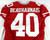 2013 San Francisco 49ers Steve Beauharnais #40 Game Issued Red Jersey 44 859