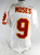 2001 Kansas City Chiefs J.J. Moses #9 Game Issued White Jersey 40 974
