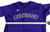 2024 Colorado Rockies Blank Game Issued Purple Jersey 50 900