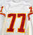 1997 Kansas City Chiefs #77 Game Issued White Jersey 44 990
