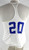 2018 Boise State Broncos #20 Game Used White Jersey 60 P Beach Volleyball M 907