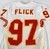 1997 Kansas City Chiefs Flick #97 Game Issued White Jersey 46 999